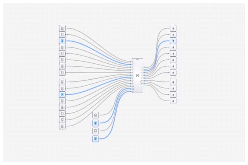 ALU (8-bit) circuit demo