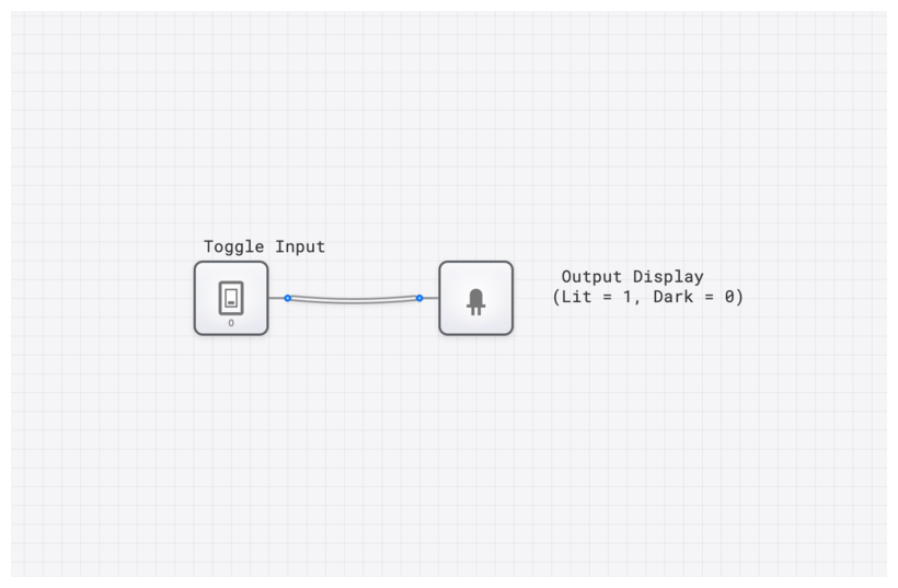 Output Light circuit demo