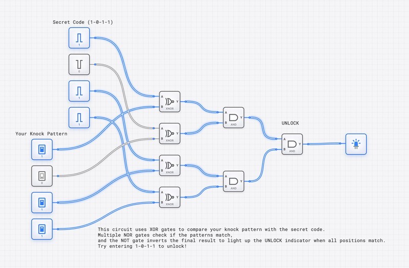 Complex Logic Circuit Demo circuit diagram